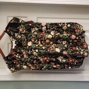 Floral LOFT blouse size M